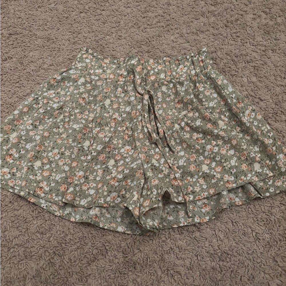 Altar’d State Floral High Waist Women's Shorts
